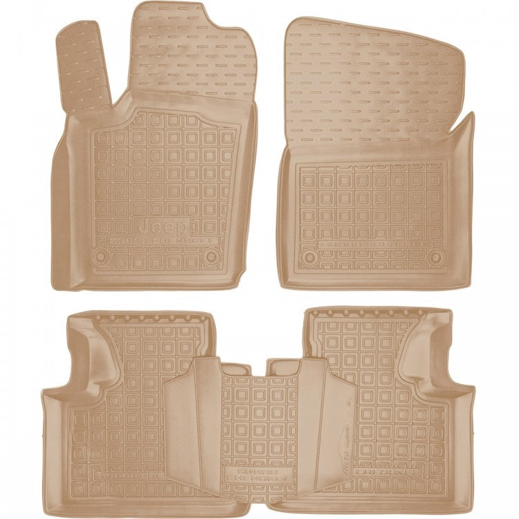 Set tappetini di gomma su misura per Jeep Grand Cherokee WK2 (2014-2021)