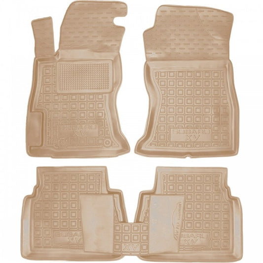 Maßgefertigte Gummifußmatten für Subaru XV (2017-2022)