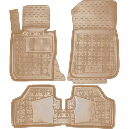 Set tappetini di gomma su misura per BMW X1 E84 (2009-2015)
