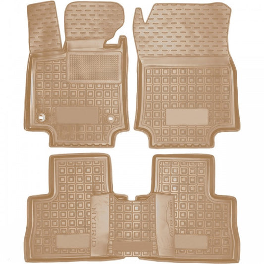 Maßgefertigte Gummifußmatten für Toyota Rav4 5 Hybrid (2019-2026)