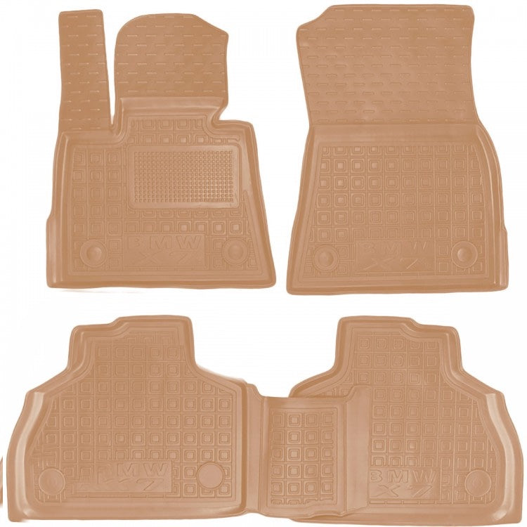Set tappetini di gomma su misura per BMW X7 (G07) (2019-oggi)