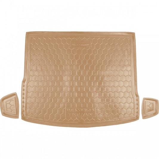 Maßgefertigte Gummimatte für den Kofferraum des Volkswagen Tiguan 2 (2016-2024)