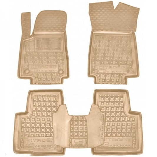 Set tappetini di gomma su misura per Citroen C3 Aircross 2 (2025-oggi)