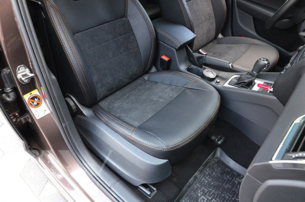 Set coprisedili su misura per Skoda Octavia A7 Ambition, Elegance (2013-2016), Leather Style