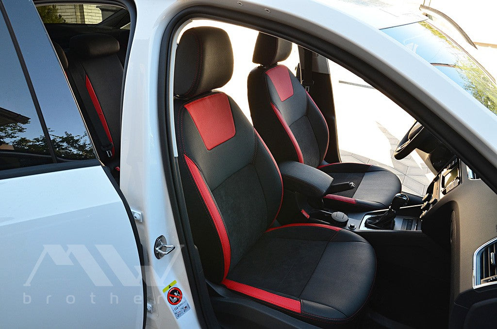 Set coprisedili su misura per Skoda Octavia A7 Ambition, Elegance (2013-2016), Leather Style