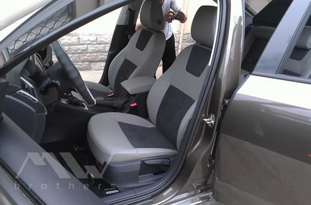 Set coprisedili su misura per Skoda Octavia A7 Ambition, Elegance (2013-2016), Leather Style