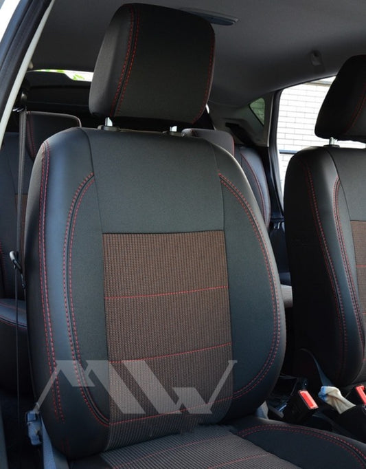 Maßgeschneiderte Sitzbezüge für Ford Fiesta Mk7 (2009–2018), Komfortausführung