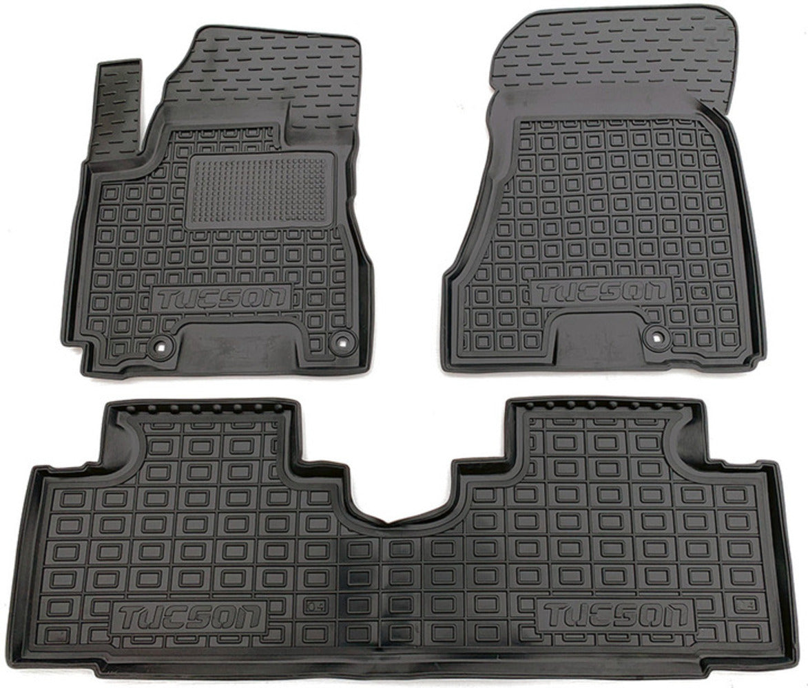 Set tappetini di gomma su misura per Hyundai Tucson 1 (2004-2014)