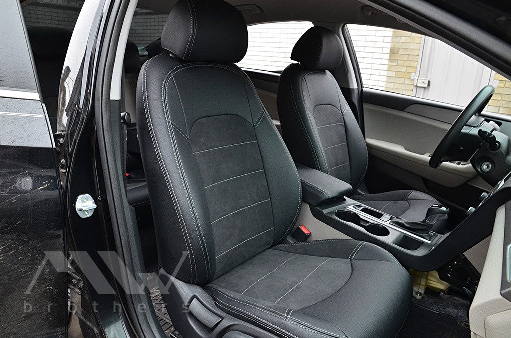 Set coprisedili su misura per Hyundai Sonata LF (2014-2019), Leather Style