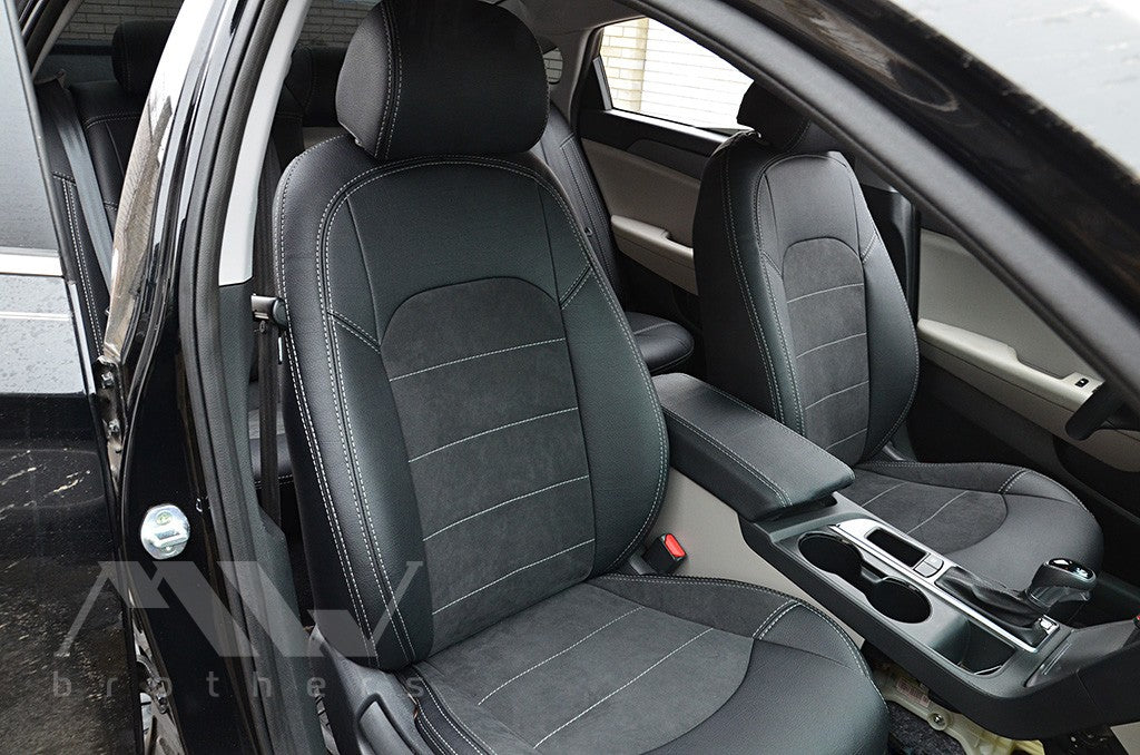 Set coprisedili su misura per Hyundai Sonata LF (2014-2019), Leather Style
