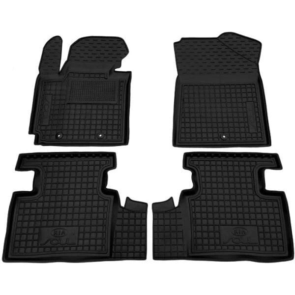 Gummifußmatten-Set, passgenau für Kia Soul 2 (2014-2019)