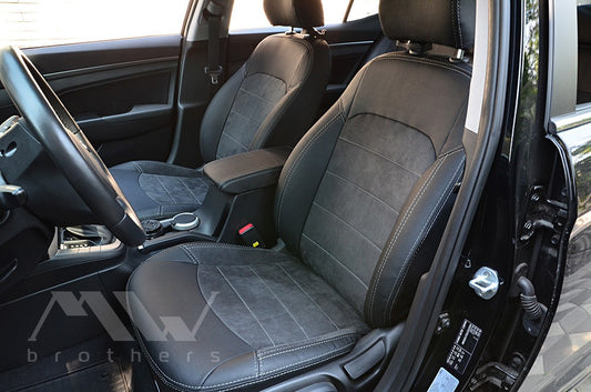 Passgenaue Sitzbezüge für Hyundai Elantra 6 AD (2016–2020), Lederoptik