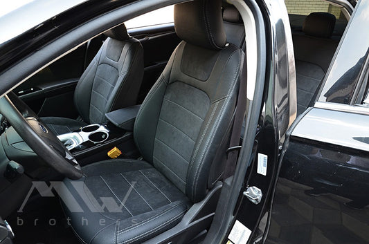 Set coprisedili su misura per Ford Mondeo 5/Fusion USA (2012-2022), Leather Style