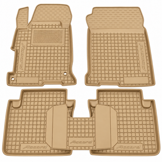 Set tappetini di gomma su misura per Honda Accord 9 (2012-2017)