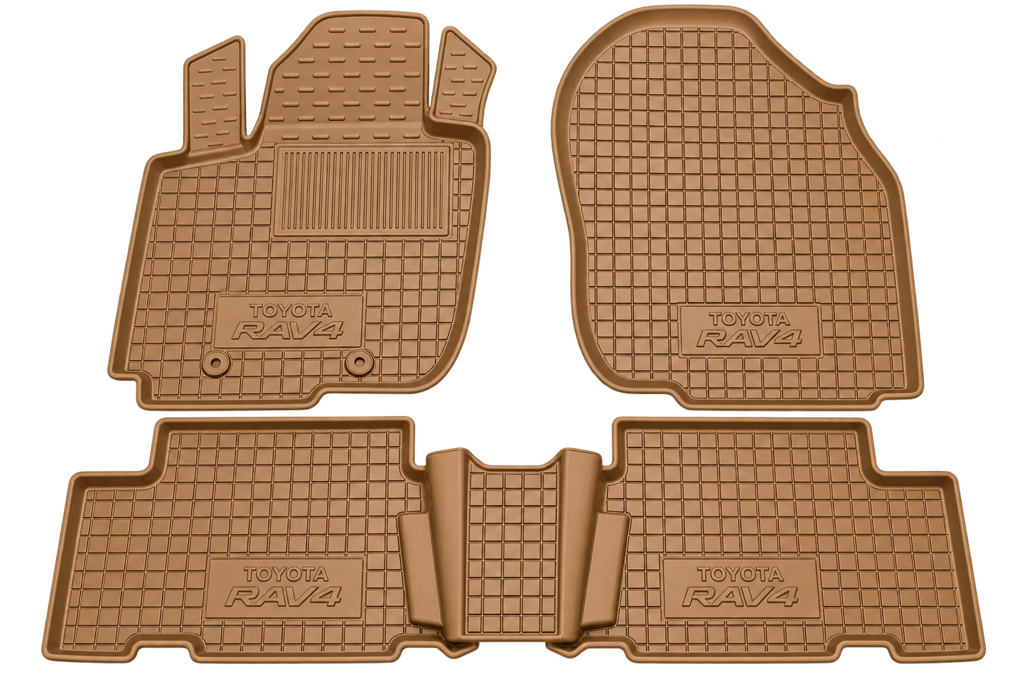 Set tappetini di gomma su misura per Toyota RAV4 3 (XA30) (2005-203)