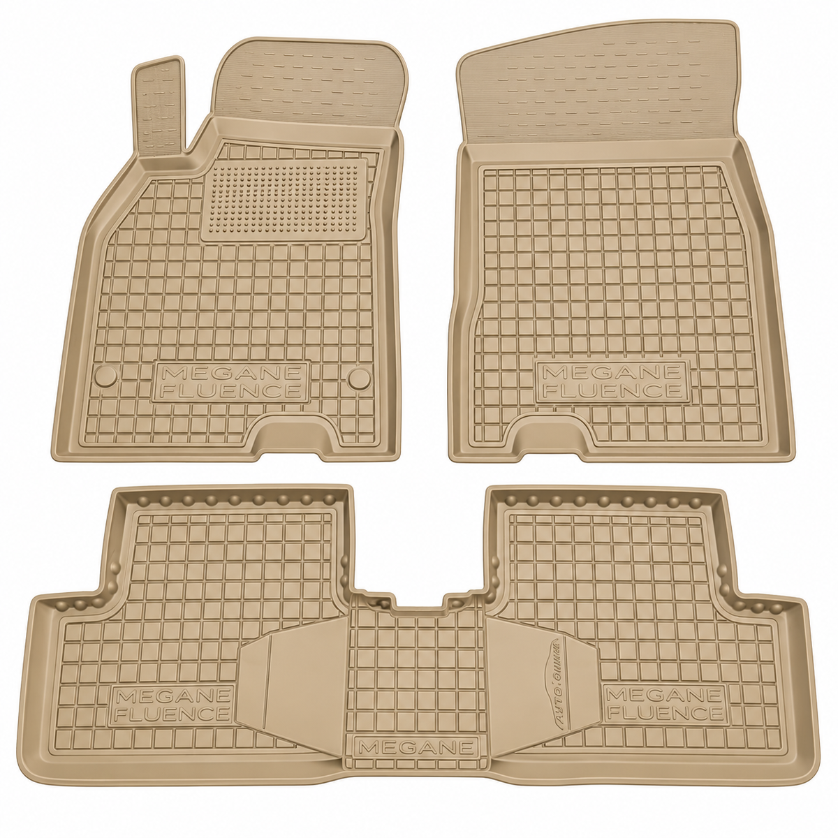 Set tappetini di gomma su misura per Renault Megane 3 (2008-2016)