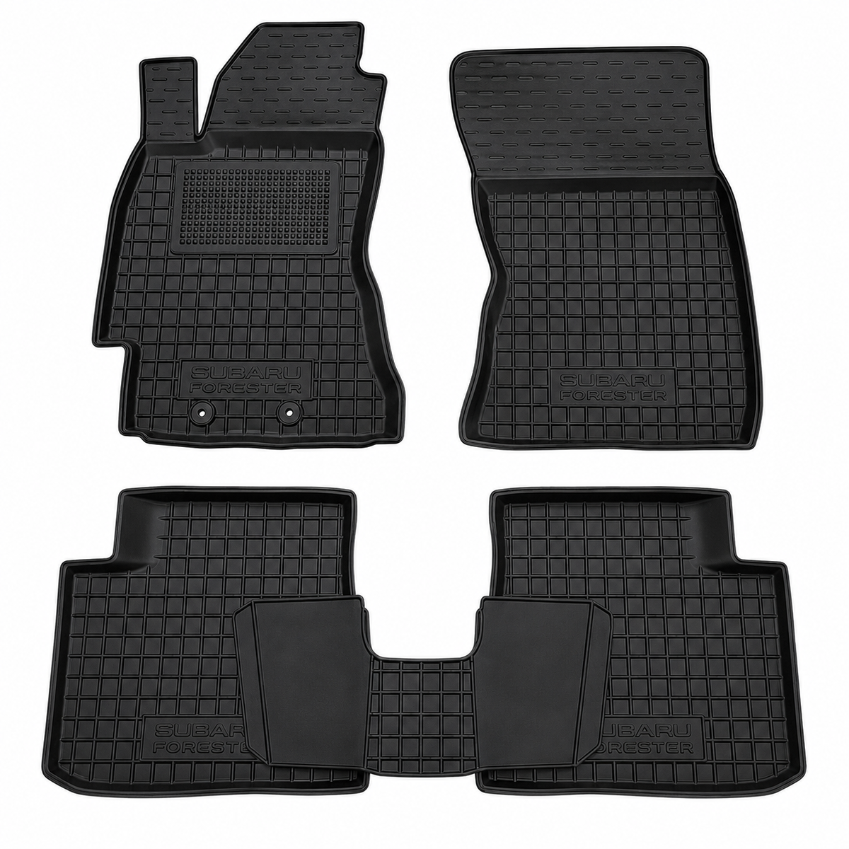 Set tappetini di gomma su misura per Subaru Forester 3 (SH) (2008-2012)