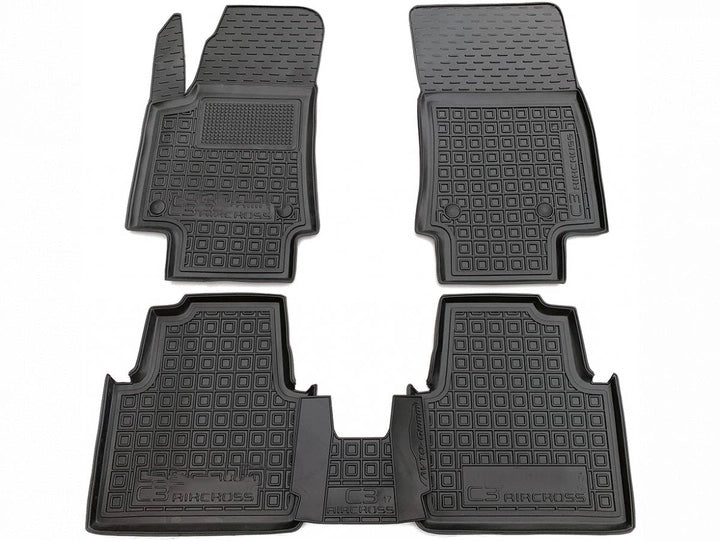 Set tappetini di gomma su misura per Citroen C3 Aircross (2017-oggi)