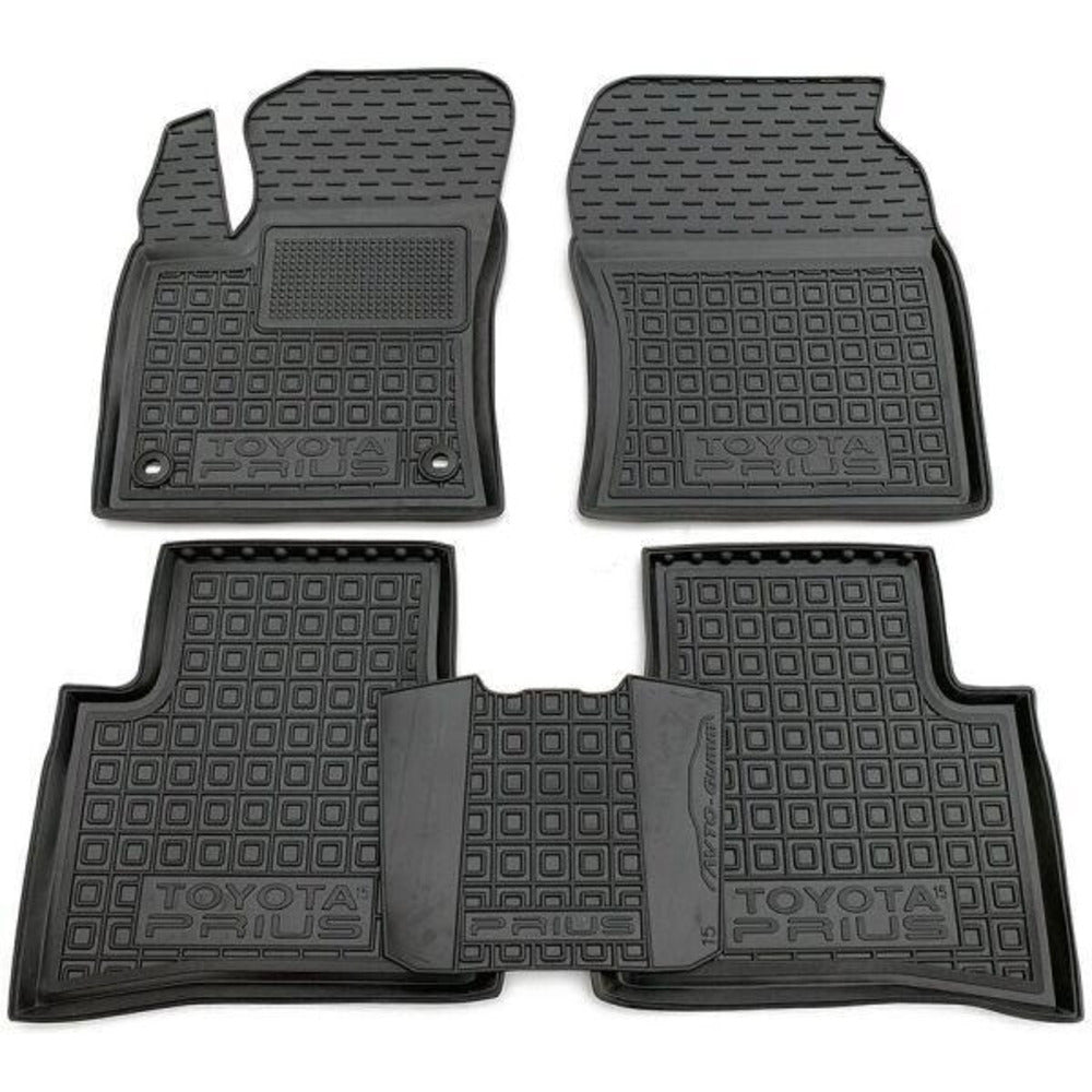Set tappetini di gomma su misura per Toyota Prius IV (2016–2022)