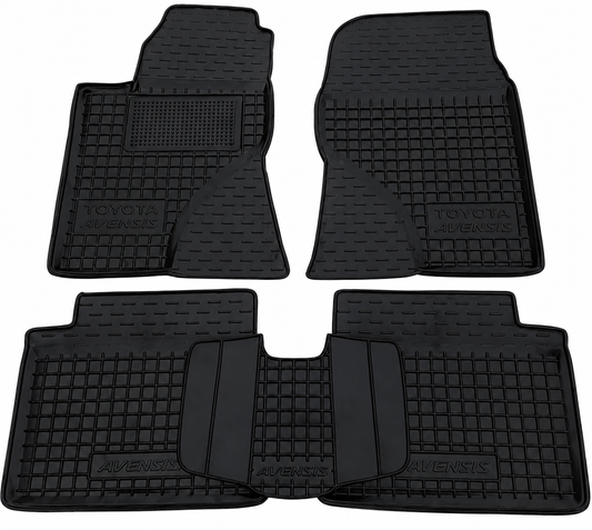 Set tappetini di gomma su misura per Toyota Avensis 2 (T25) (2003–2009)