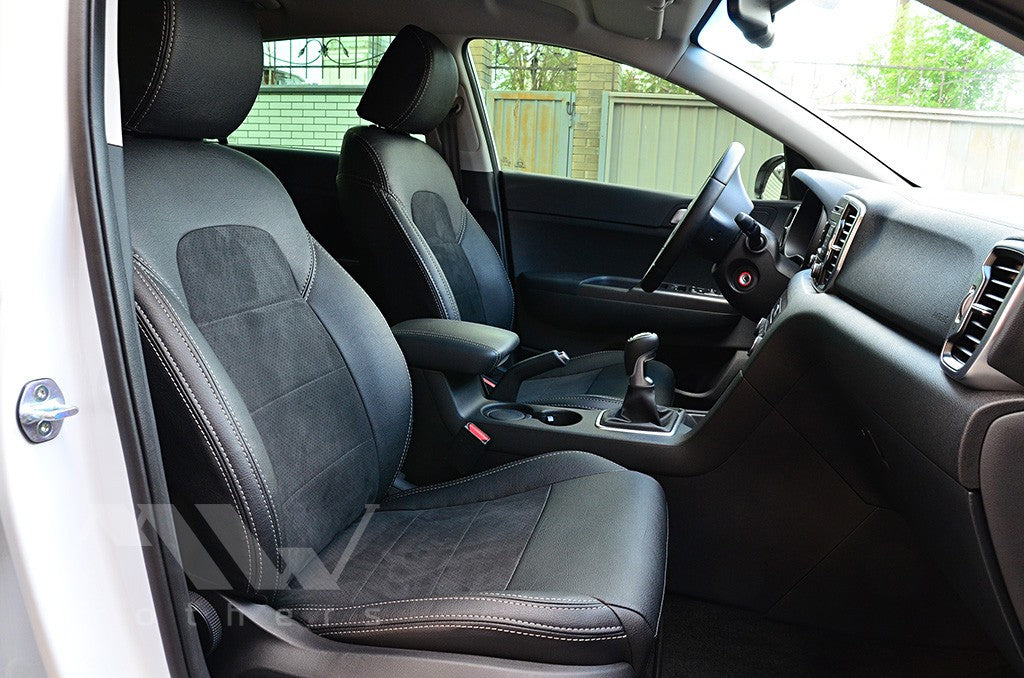Set coprisedili su misura per Hyundai Tucson 3 (TL) (2015-2021), Leather Style