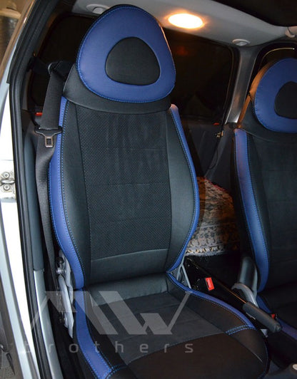 Set coprisedili su misura per Mercedes-Benz Smart Fortwo 1 (450) (1998-2007), Leather Style