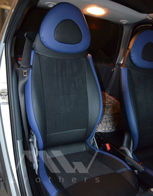 Set coprisedili su misura per Mercedes-Benz Smart Fortwo 1 (450) (1998-2007), Leather Style