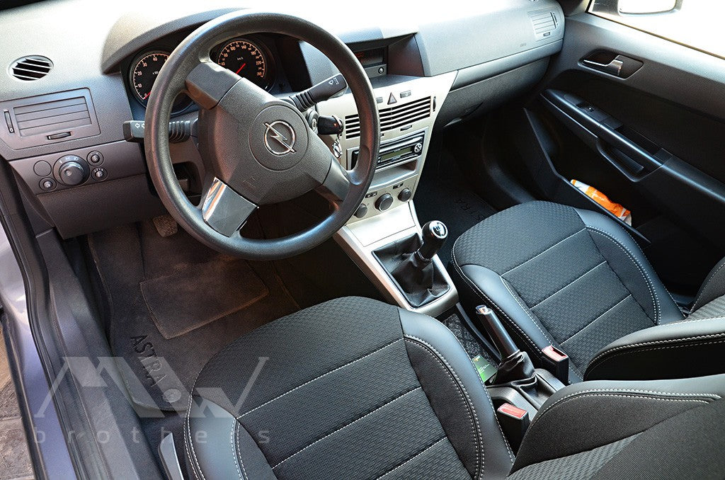 Maßgefertigte Sitzbezüge für Opel Astra H (2004–2014), Komfortausführung