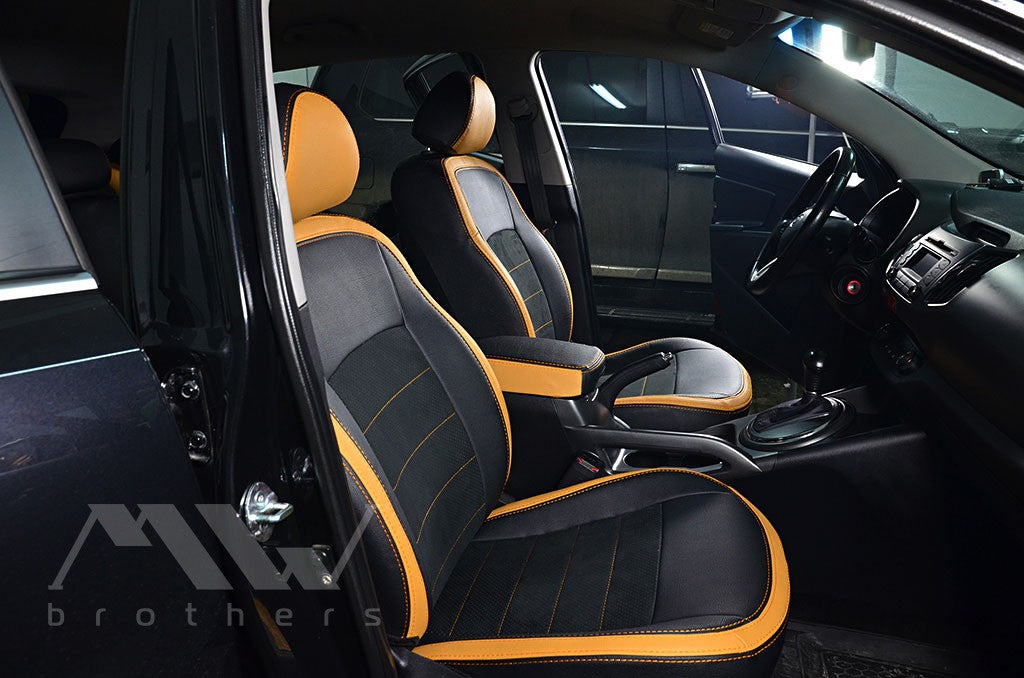 Set coprisedili su misura per KIA Sportage 3 (SL) (2010-2015), Leather Style