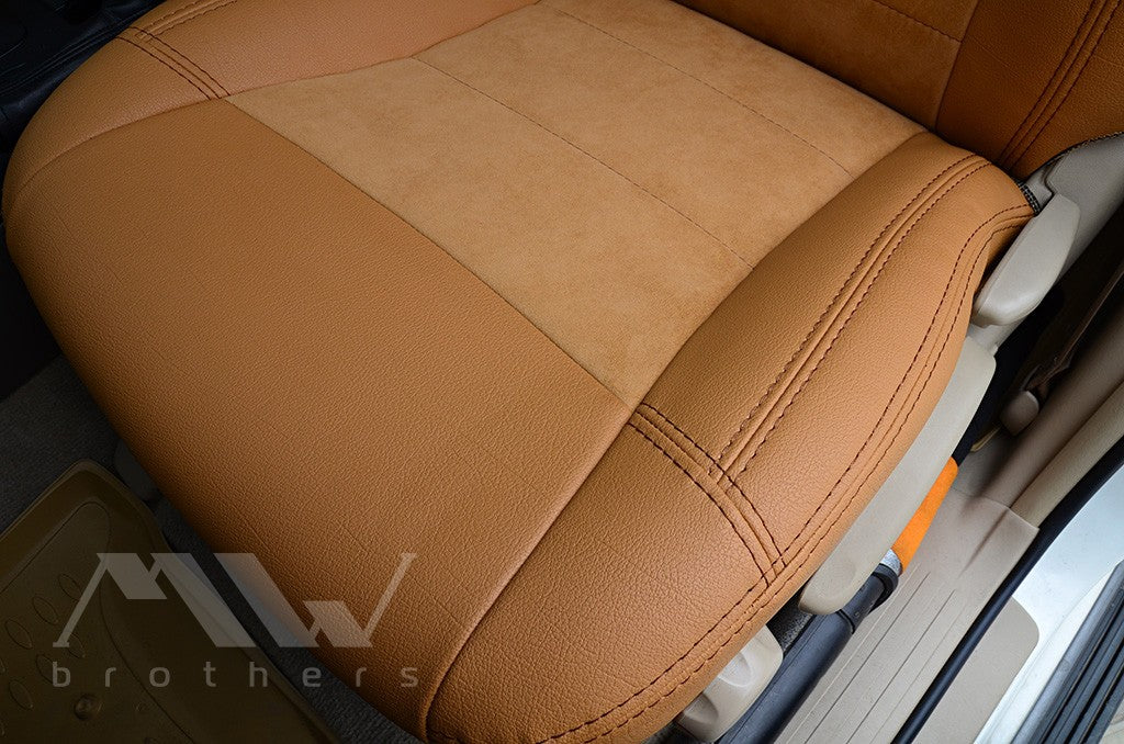 Set coprisedili su misura Toyota Land Cruiser Prado 120 (2002-2009), Leather Style