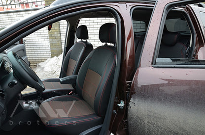 Set coprisedili su misura per Dacia / Renault Sandero 2 (2012-2022), Comfort Style