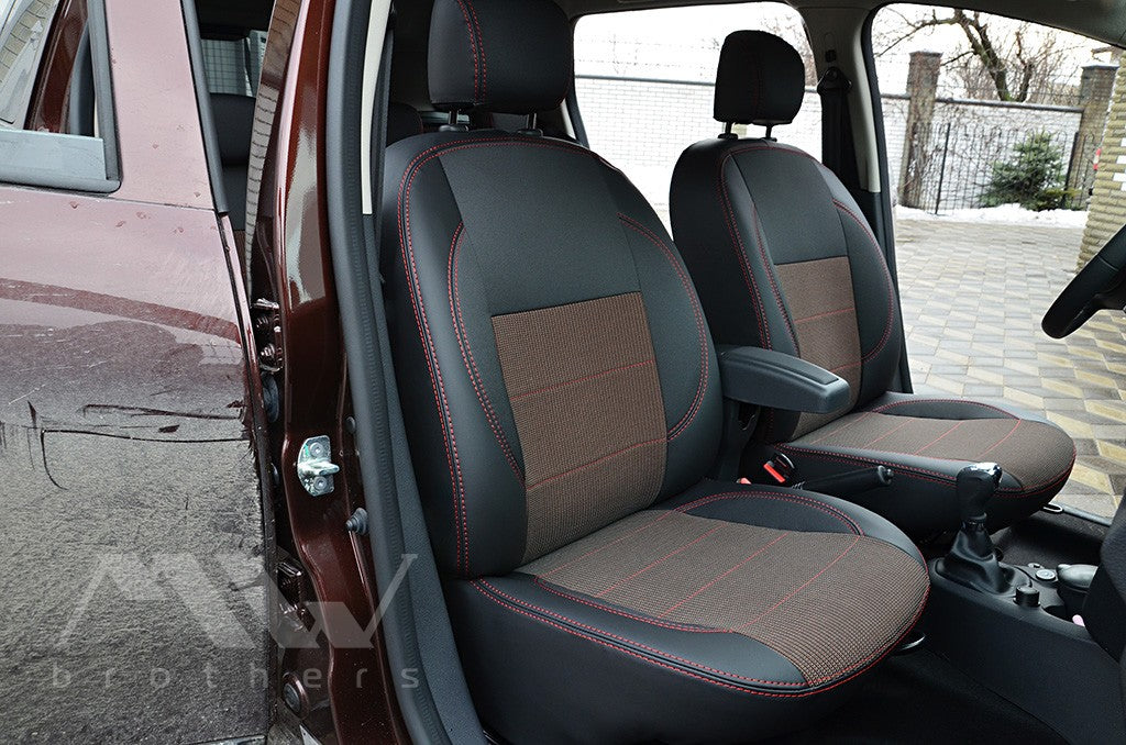 Set coprisedili su misura per Dacia / Renault Sandero 2 (2012-2022), Comfort Style