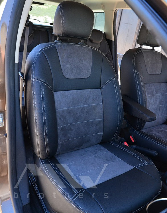 Set coprisedili su misura per Dacia / Renault Sandero II (2012–2022), Leather Style