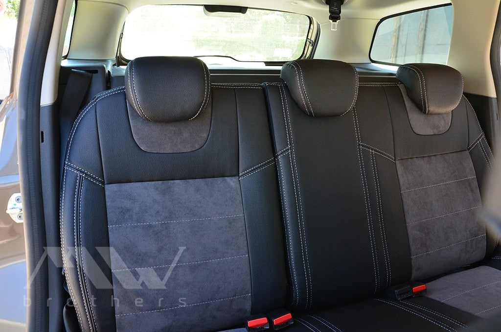 Set coprisedili su misura per Dacia / Renault Sandero II (2012–2022), Leather Style