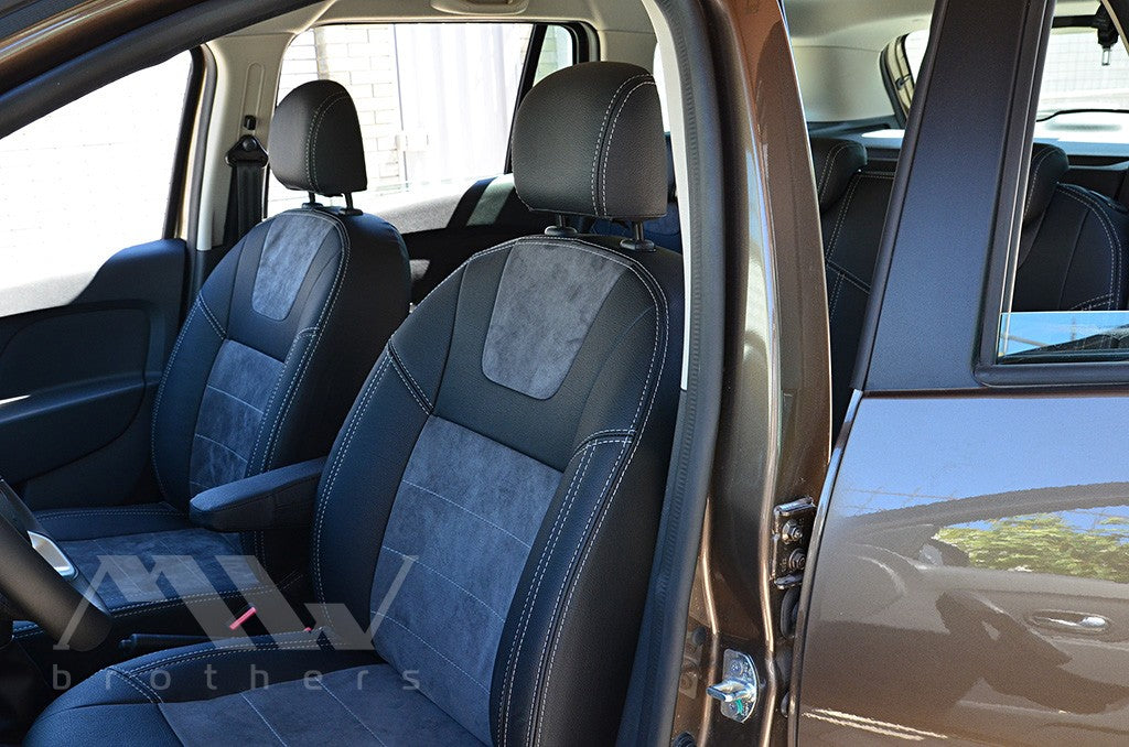 Set coprisedili su misura per Dacia / Renault Sandero II (2012–2022), Leather Style