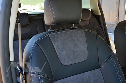 Set coprisedili su misura per Dacia / Renault Sandero II (2012–2022), Leather Style