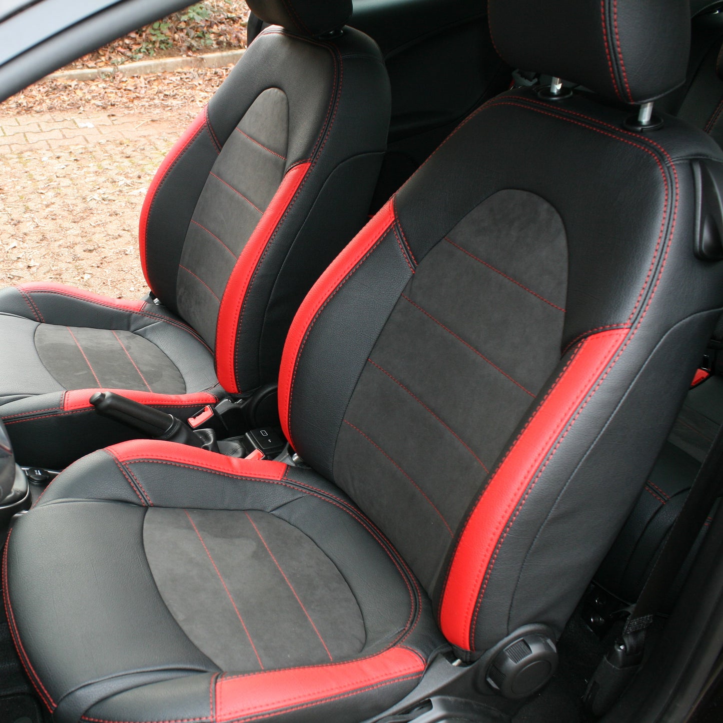 Set coprisedili su misura per Alfa Romeo MiTo (2008-2018), Leather Style