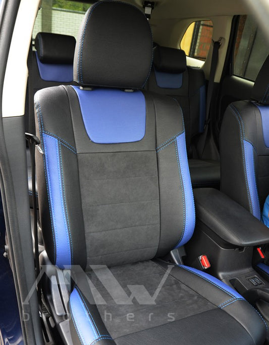 Passgenaue Sitzbezüge für Mitsubishi Outlander 3 (2012–2024), Lederoptik