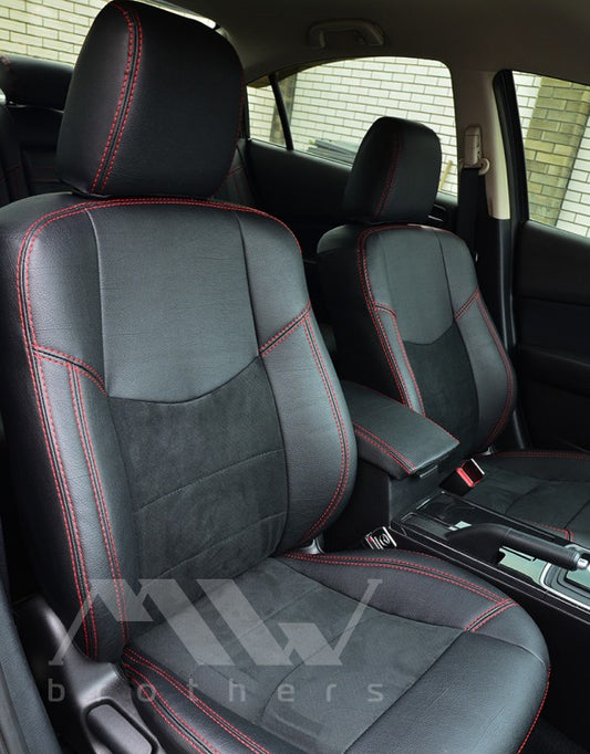 Maßgefertigte Sitzbezüge für Mazda 6 II (2008–2012), Lederoptik