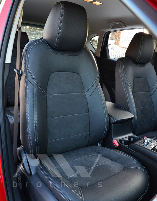 Maßgefertigte Sitzbezüge für Mazda CX-5 II (2017–2026), Lederoptik