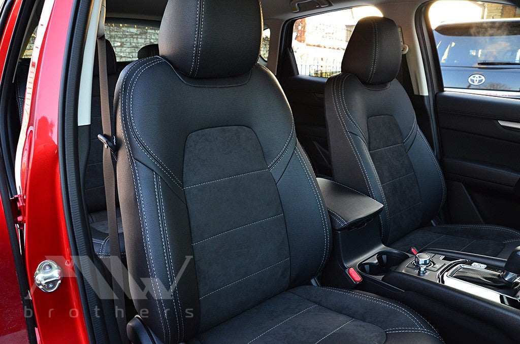Maßgefertigte Sitzbezüge für Mazda CX-5 II (2017–2026), Lederoptik