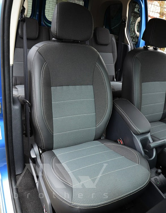 Maßgefertigte Sitzbezüge für Renault Kangoo II Facelift (2013–2021), Komfortausführung