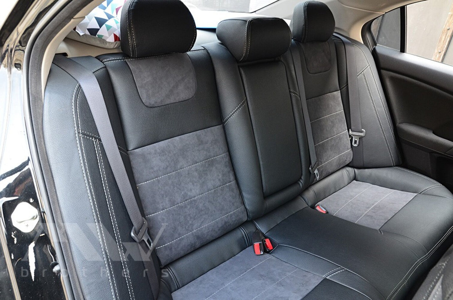 Set Coprisedili su misura per Honda Accord 8 (2008-2012), Leather style