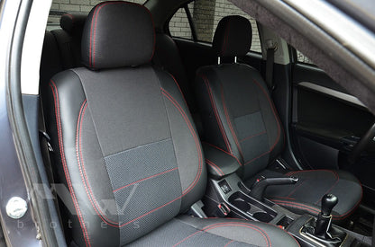Maßgefertigte Sitzbezüge für Mitsubishi Lancer X 2L (2007–2019), Komfortausführung