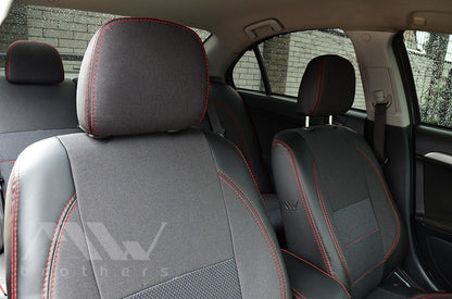 Maßgefertigte Sitzbezüge für Mitsubishi Lancer X 2L (2007–2019), Komfortausführung