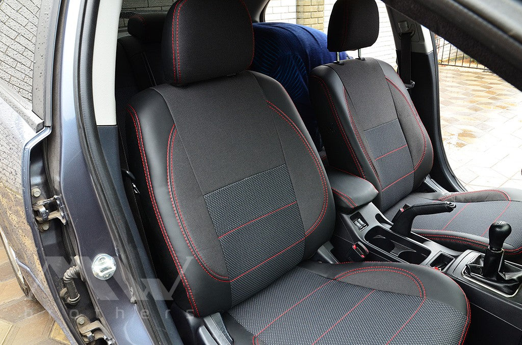 Maßgefertigte Sitzbezüge für Mitsubishi Lancer X 2L (2007–2019), Komfortausführung