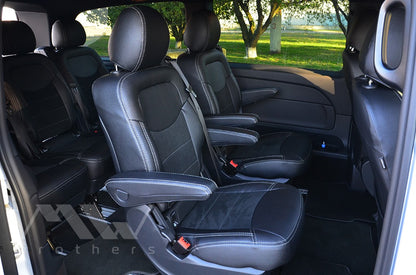 Set coprisedili su misura per Mercedes-Benz V-Class/Metris (W447) (2014-), Leather Style