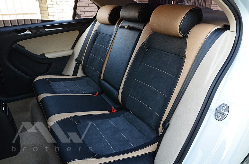 Set coprisedili su misura per Volkswagen Jetta VI (2010–2019), Leather Style