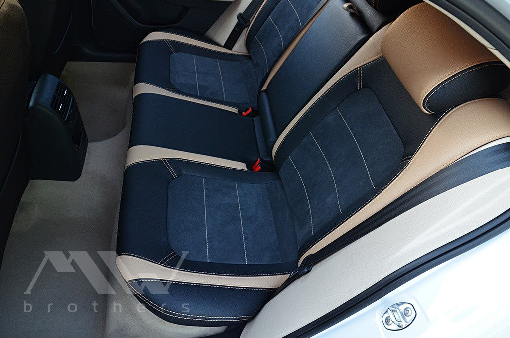 Set coprisedili su misura per Volkswagen Jetta VI (2010–2019), Leather Style