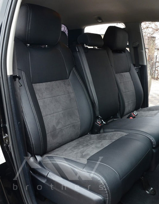 Passgenauer Sitzbezugsatz für Toyota Tundra 3 (XK50) (2014–2021), Lederoptik